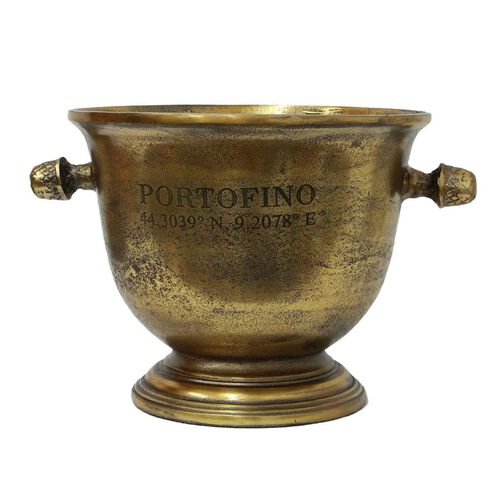 French Country Portofino Gold Champagne Bucket Short